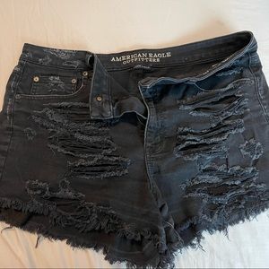 American Eagle Hi-Rise vintage festival Shorts 14